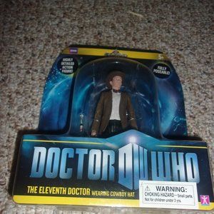 Dr Who The 11th Doctor wearing cowboy hat NIP